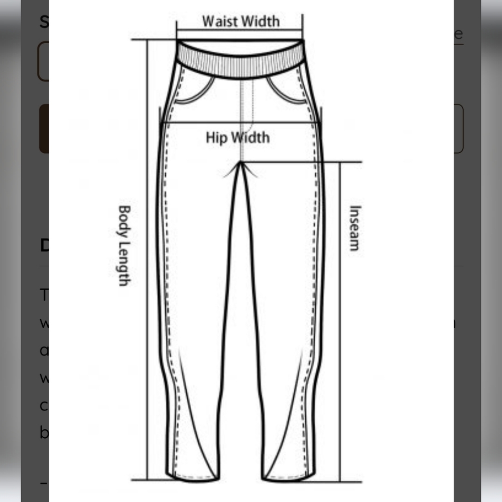 NWT Zip Pocket Cotton Sweatpants (Grey) - Gentle Herd - Picture 9 of 14